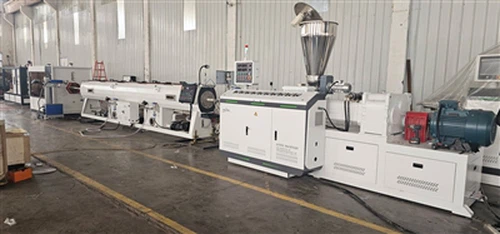 48-219mm PVC Pipe Making Machine Testing Before Delivery To South America