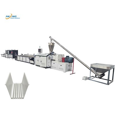 UPVC PVC Rain Gutter Production Line PVC Channel Extrusion Machine